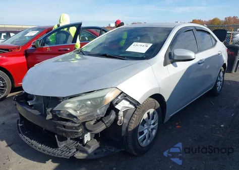 2015 Toyota Corolla L from USA, damaged, VIN 2T1BURHE5FC393610
